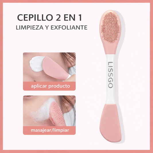 CEPILLO 2 EN 1 LIMPIADOR Y EXFOLIANTE