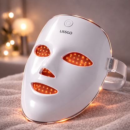 Máscara Facial LED 7 en 1 Rejuvenecedora